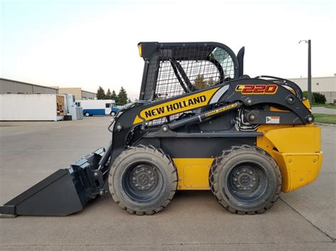 new holland 200 series skid steer price|used l220 skid steer.